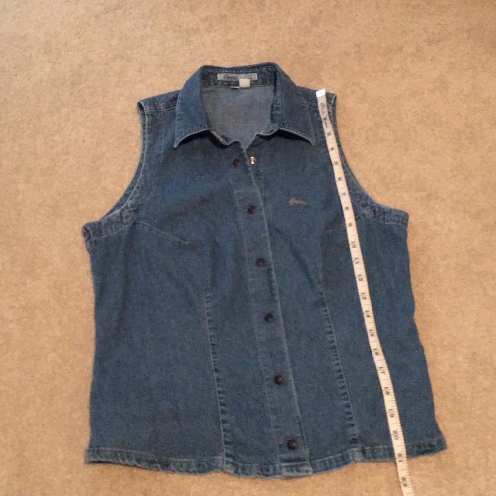 Guess Jeans vest style denim shirt